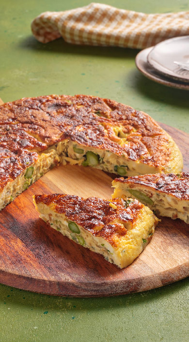 Receita de Tortilha de espargos