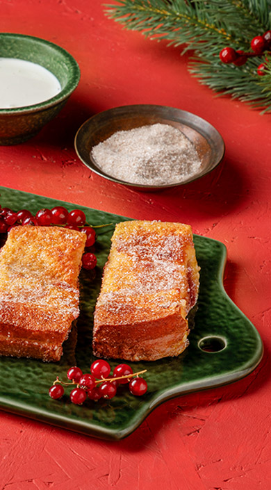 Rabanadas na Air fryer