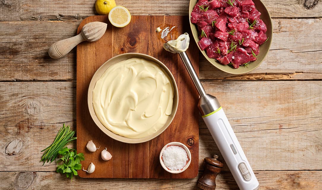 Maionese para fondue de carne