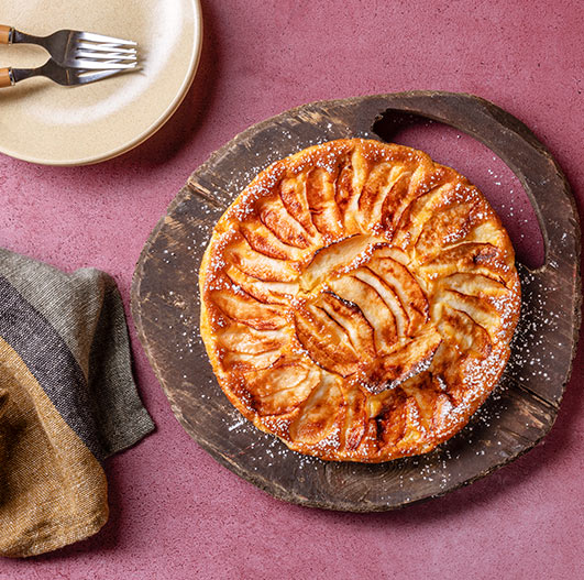Tarte de Maçã na Air fryer