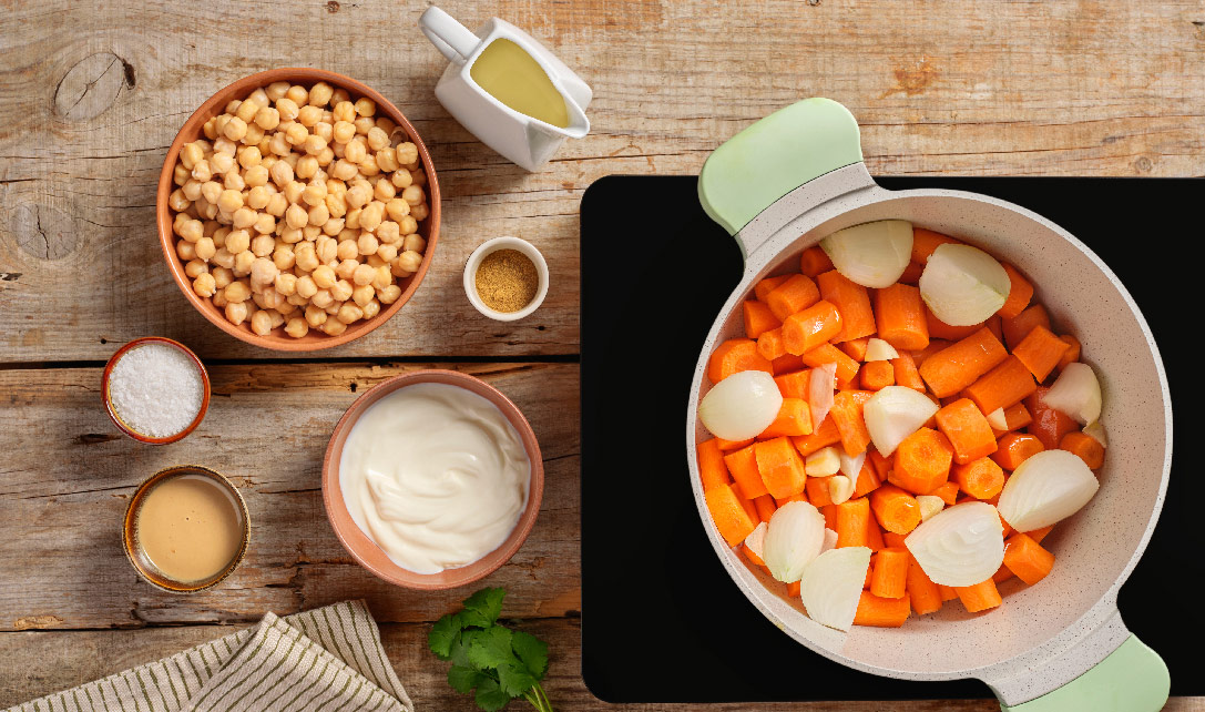 Ingredientes para a sopa