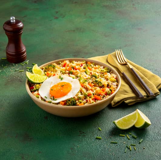 Receita de Arroz de Legumes