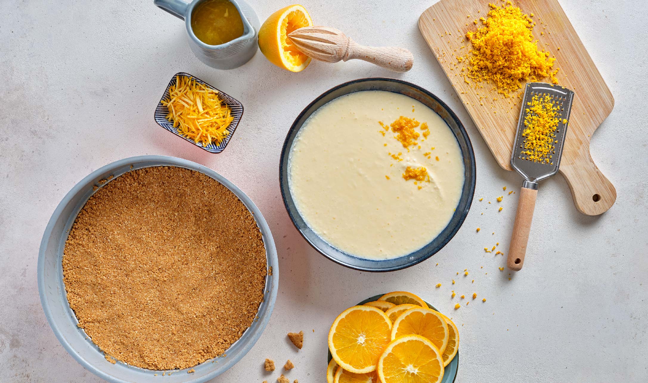Cheesecake de laranja