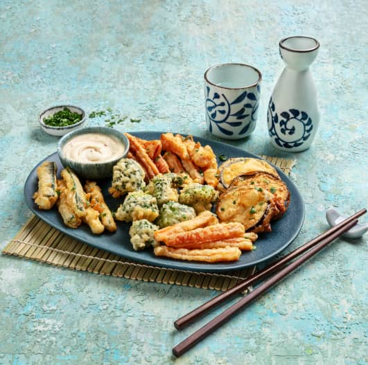 Receita de Tempura de vegetais