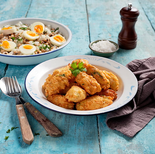 Receita de Pastéis de Bacalhau