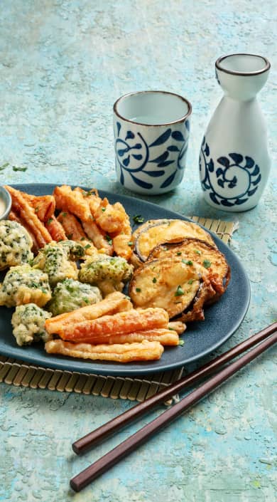 Receita de Tempura de vegetais