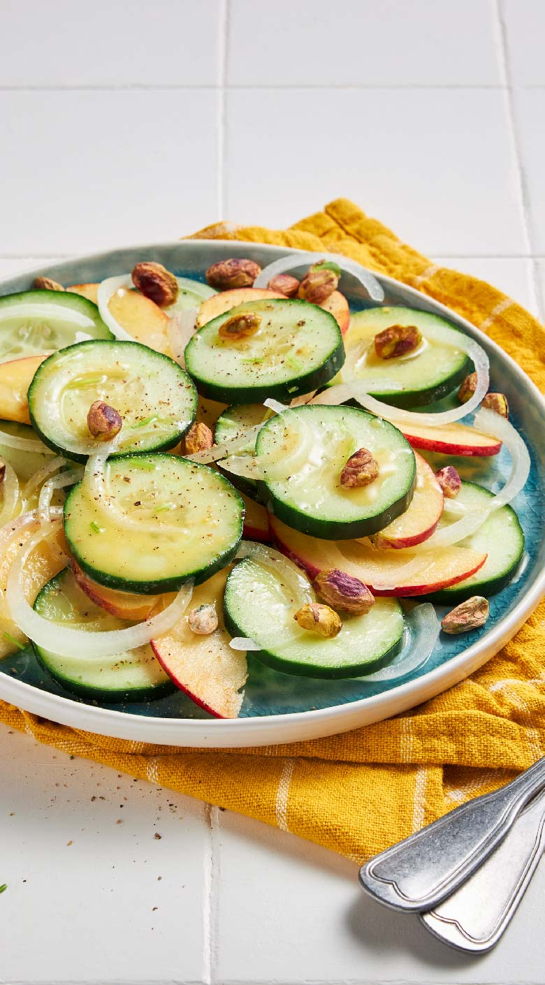 Salada de Maçã e Pepino