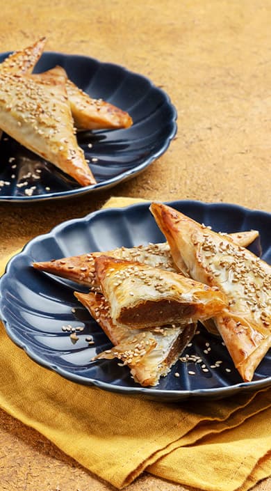 Receita de Chamuças de Grão no Forno