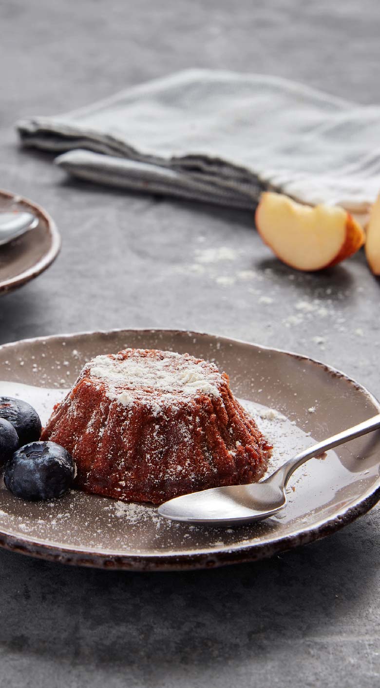 Receita de Petit Gâteau de maçã
