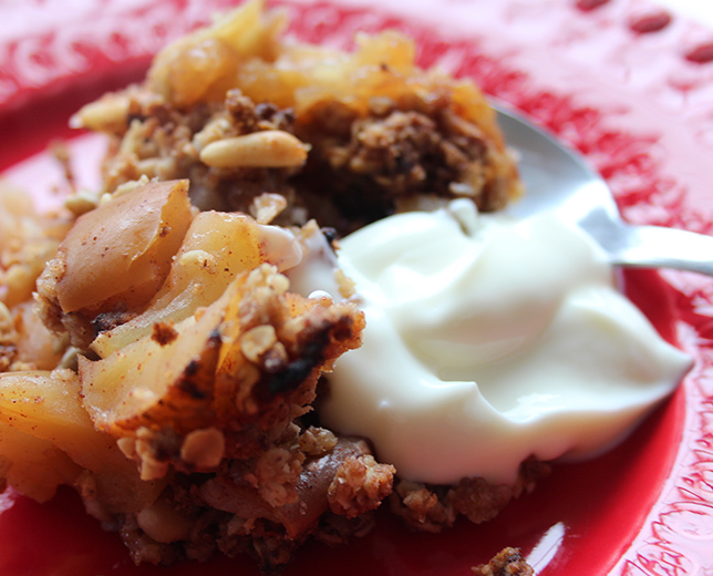 Crumble de maçã