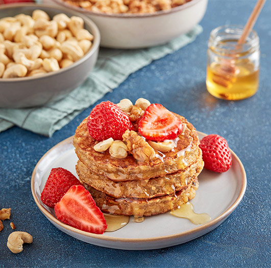 Receita de Panquecas de Banana Simples