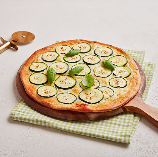 Receita de Pizza de Curgete