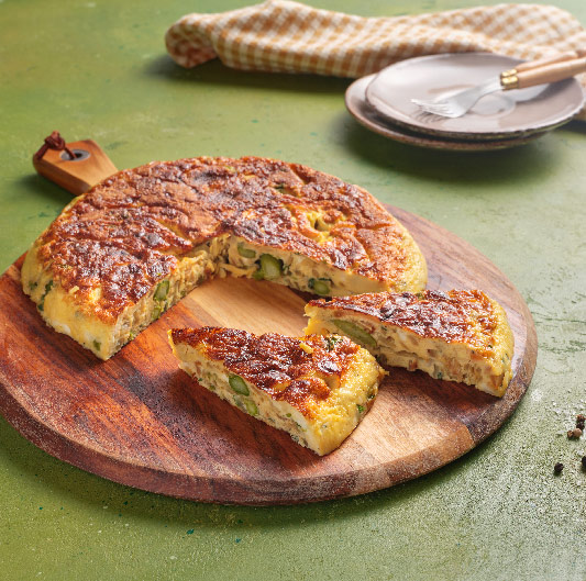 Receita de Tortilha de espargos