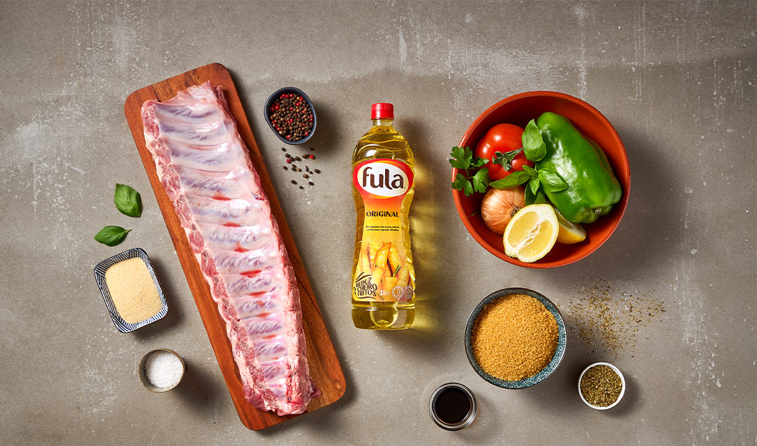 Entrecosto com chimichurri