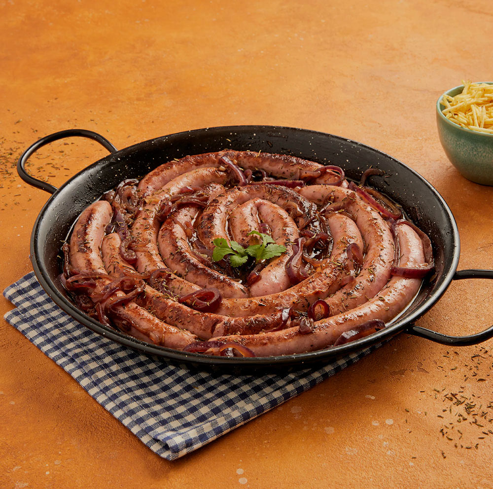Receita de Salsichas frescas na frigideira