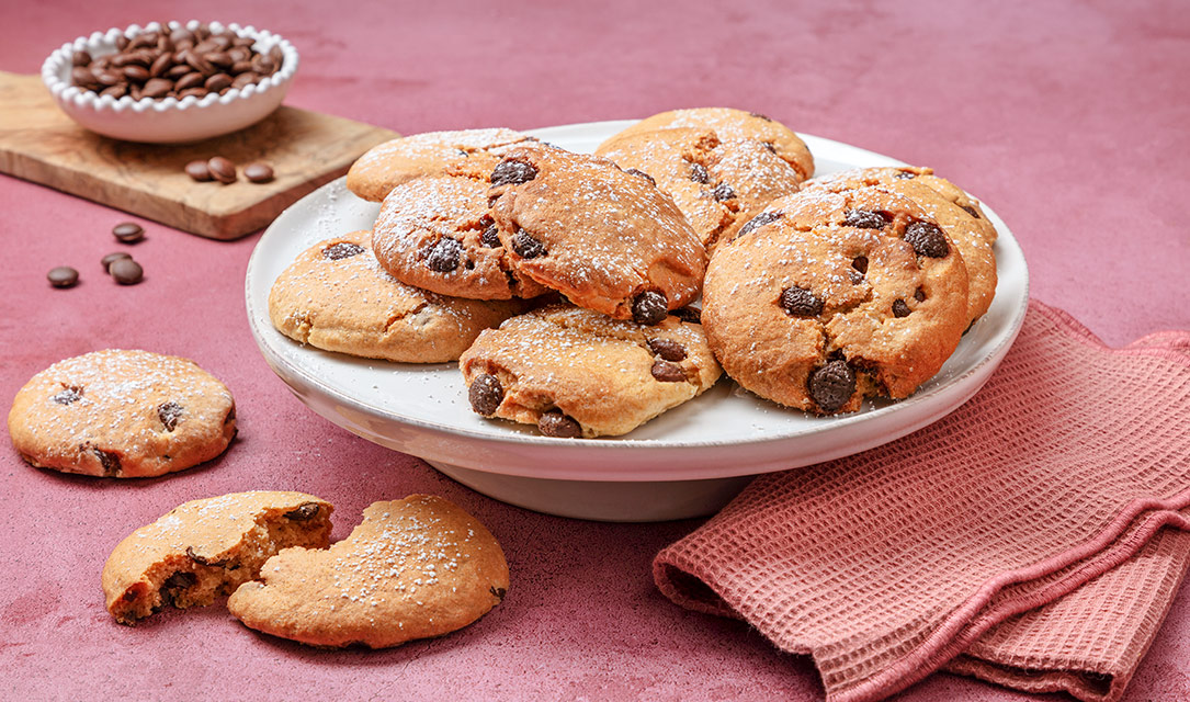 Fula - Cookies com pepitas de chocolate na Air fryer