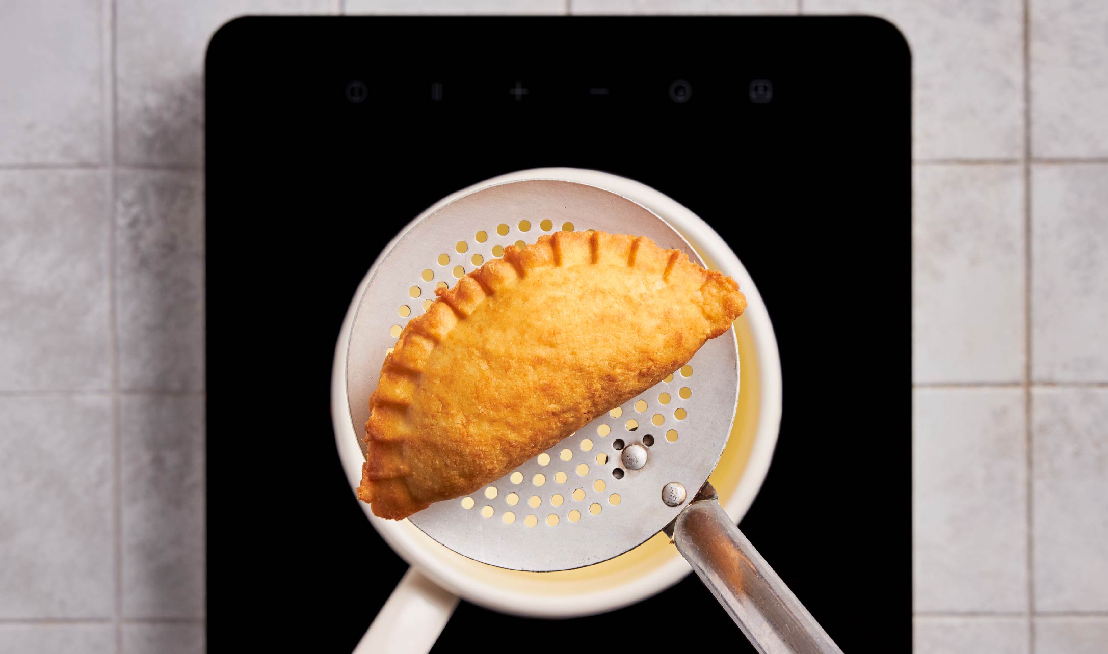 Azevias a fritar em óleo Fula