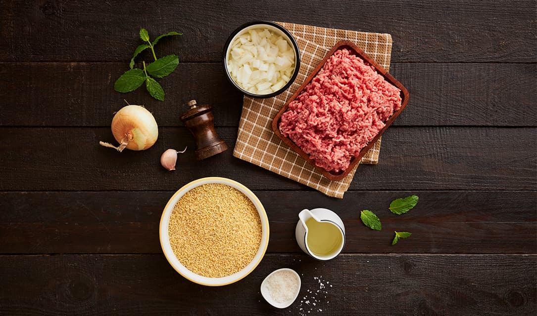 Ingredientes para quibe