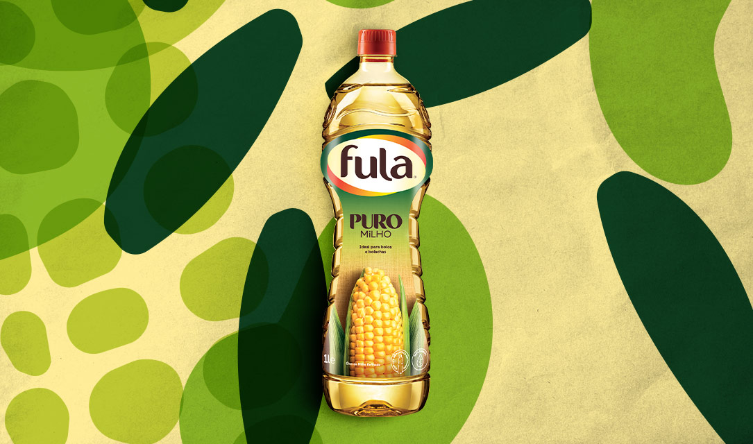 Garrafa de óleo de milho Fula