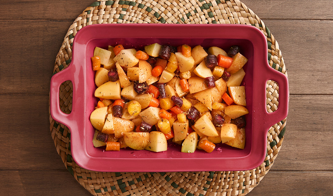 Assado de legumes