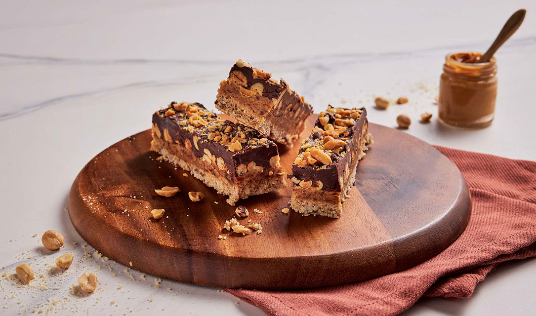 Receita de snack snickers saudáveis