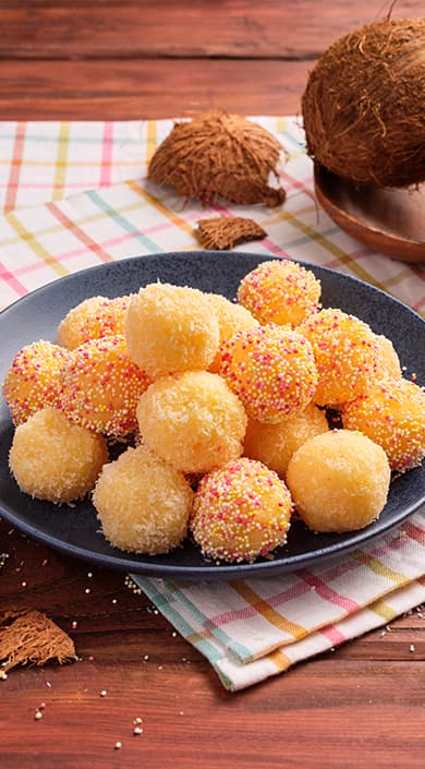 Receita de Beijinhos de Coco