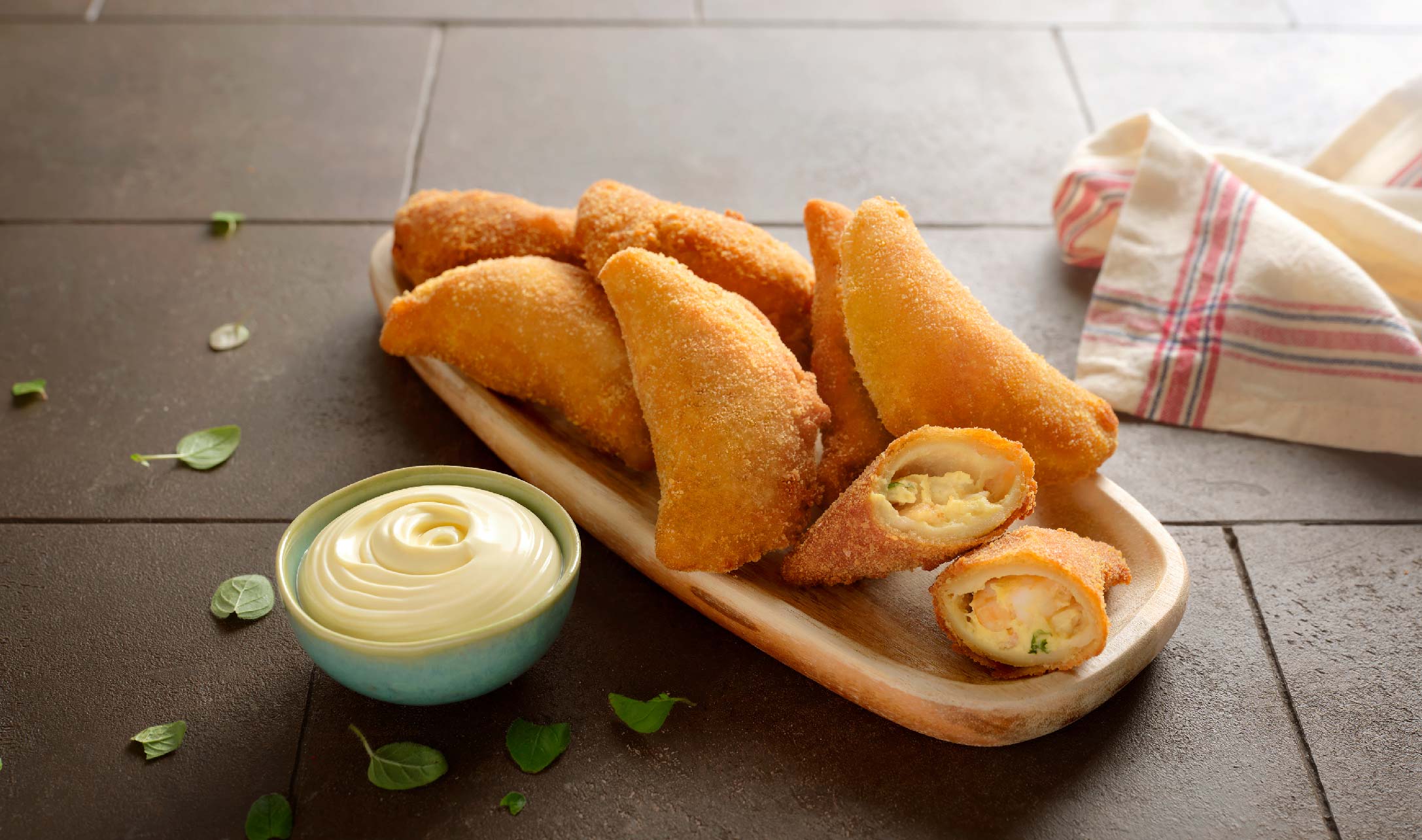 Receita de rissóis de camarão