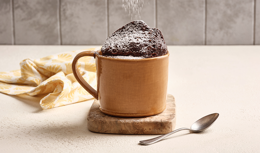 Bolo de caneca de chocolate