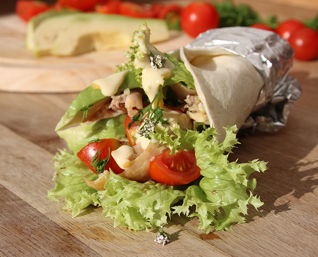 Wrap de frango