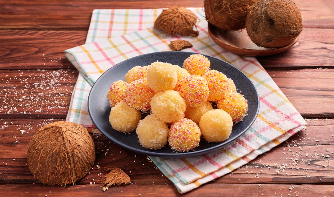 Receita de beijinhos de coco