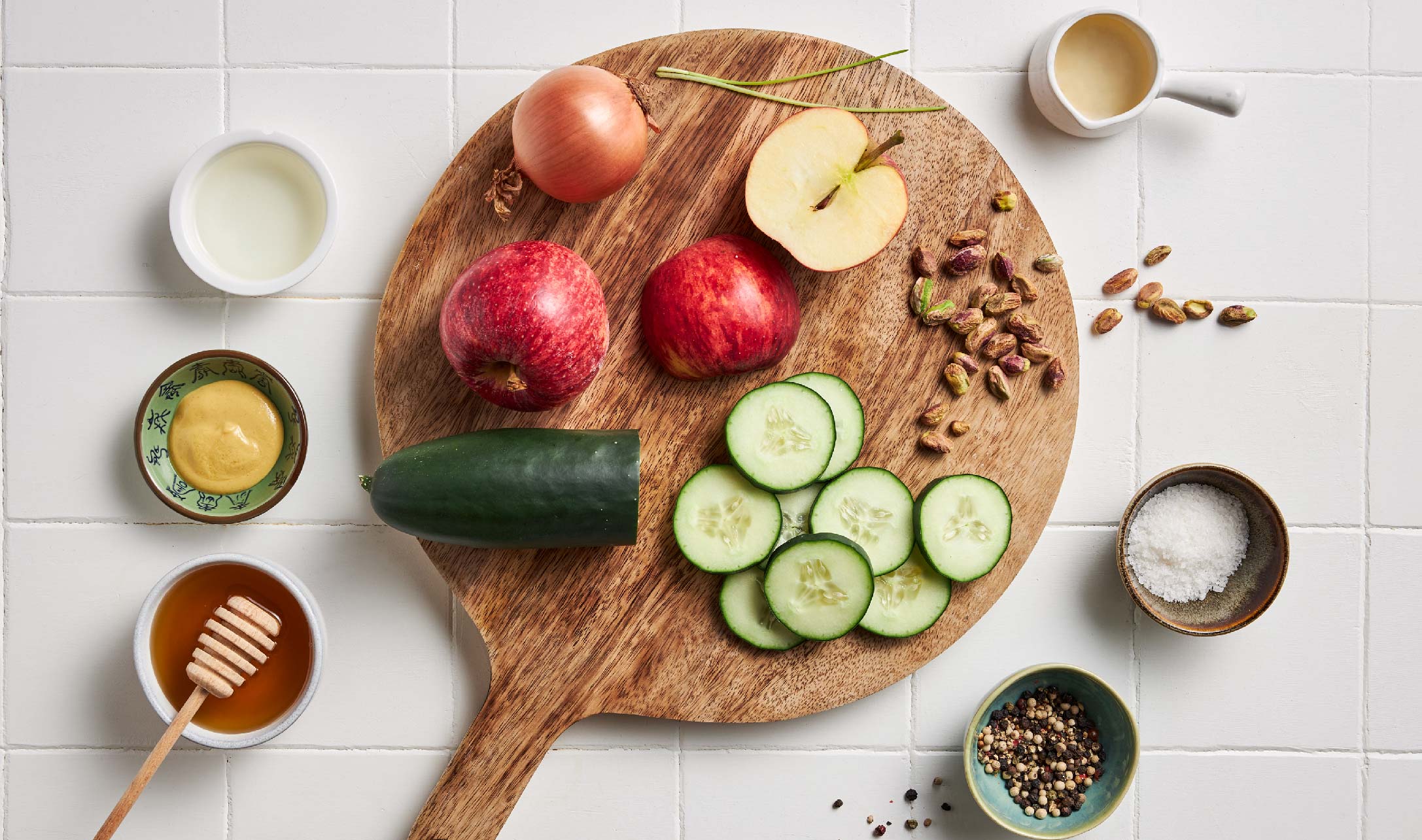 Salada de Maçã e Pepino