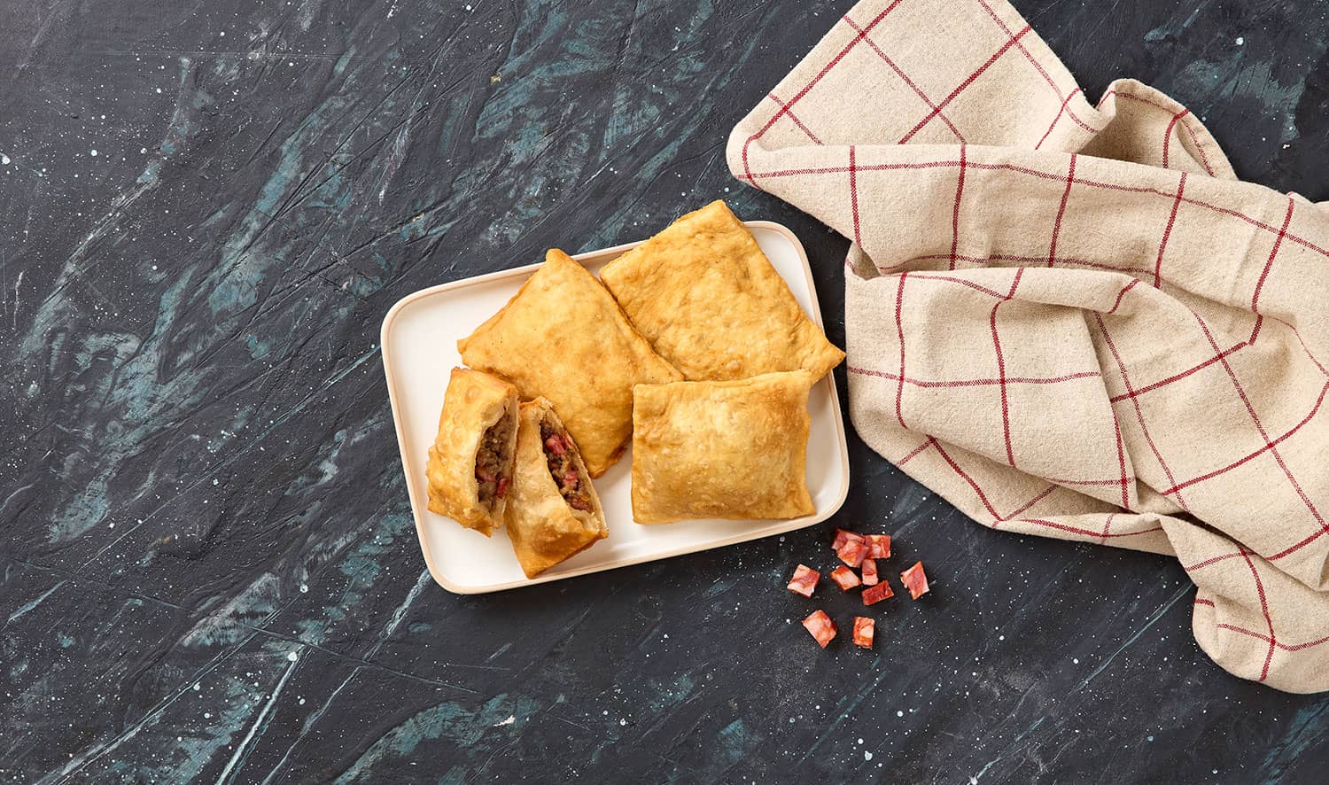 pastéis de massa tenra