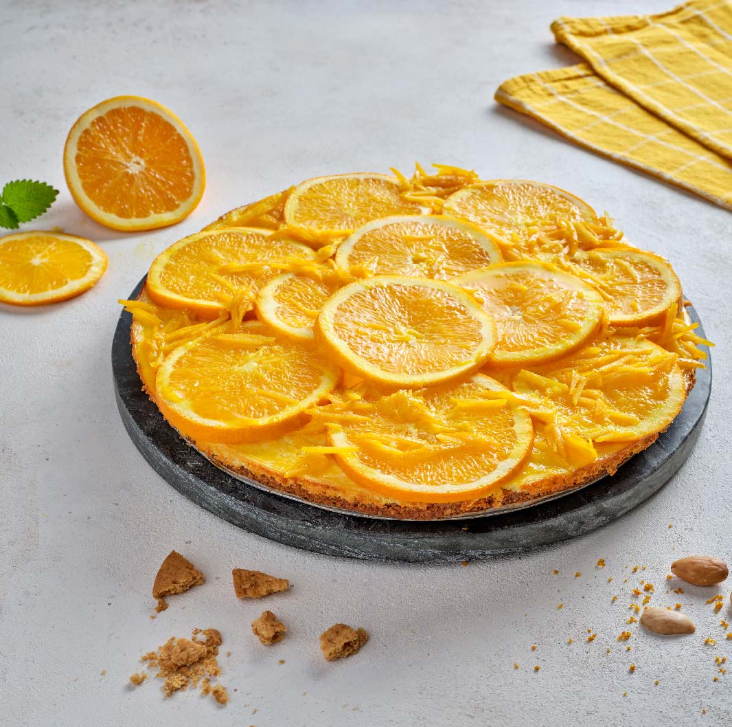 Cheesecake de laranja