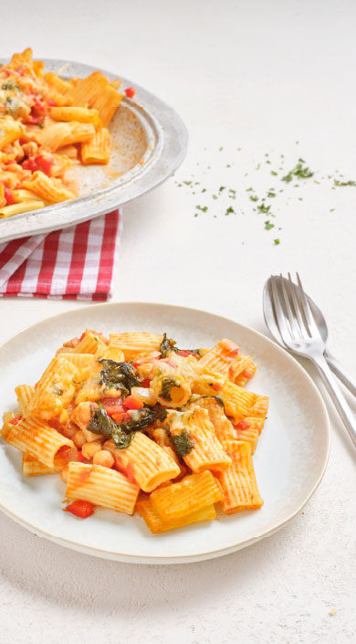 Receita de Massa com Grão Gratinada