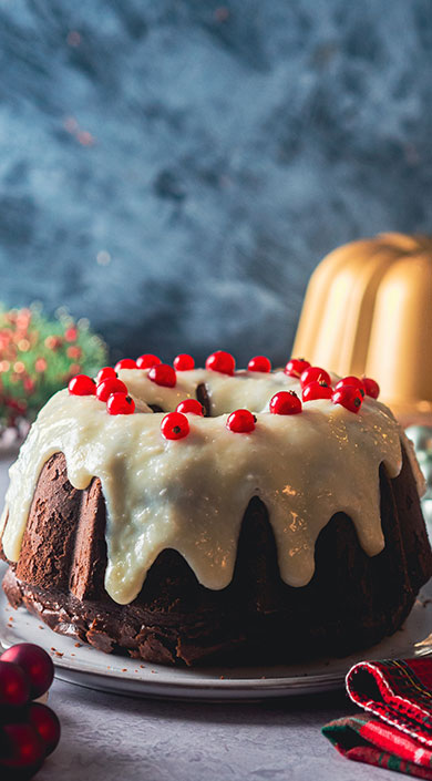 Receita de Bolo Nevão de Natal