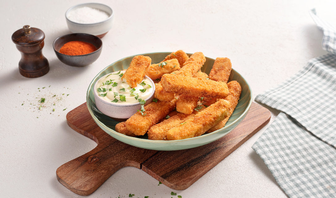 Receita de asas de tofu fritas