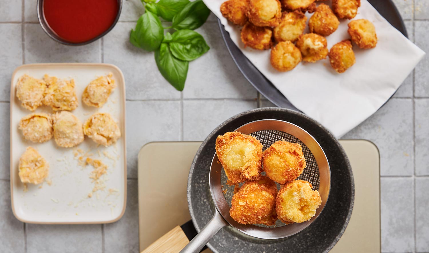 Fula - Receita de Tortelinis fritos