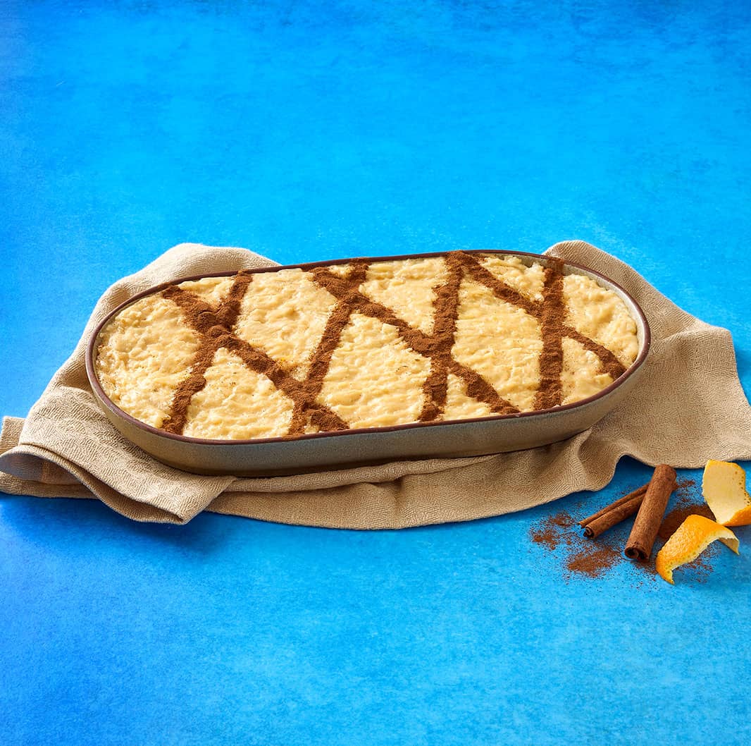 Arroz doce cremoso com toque de coco