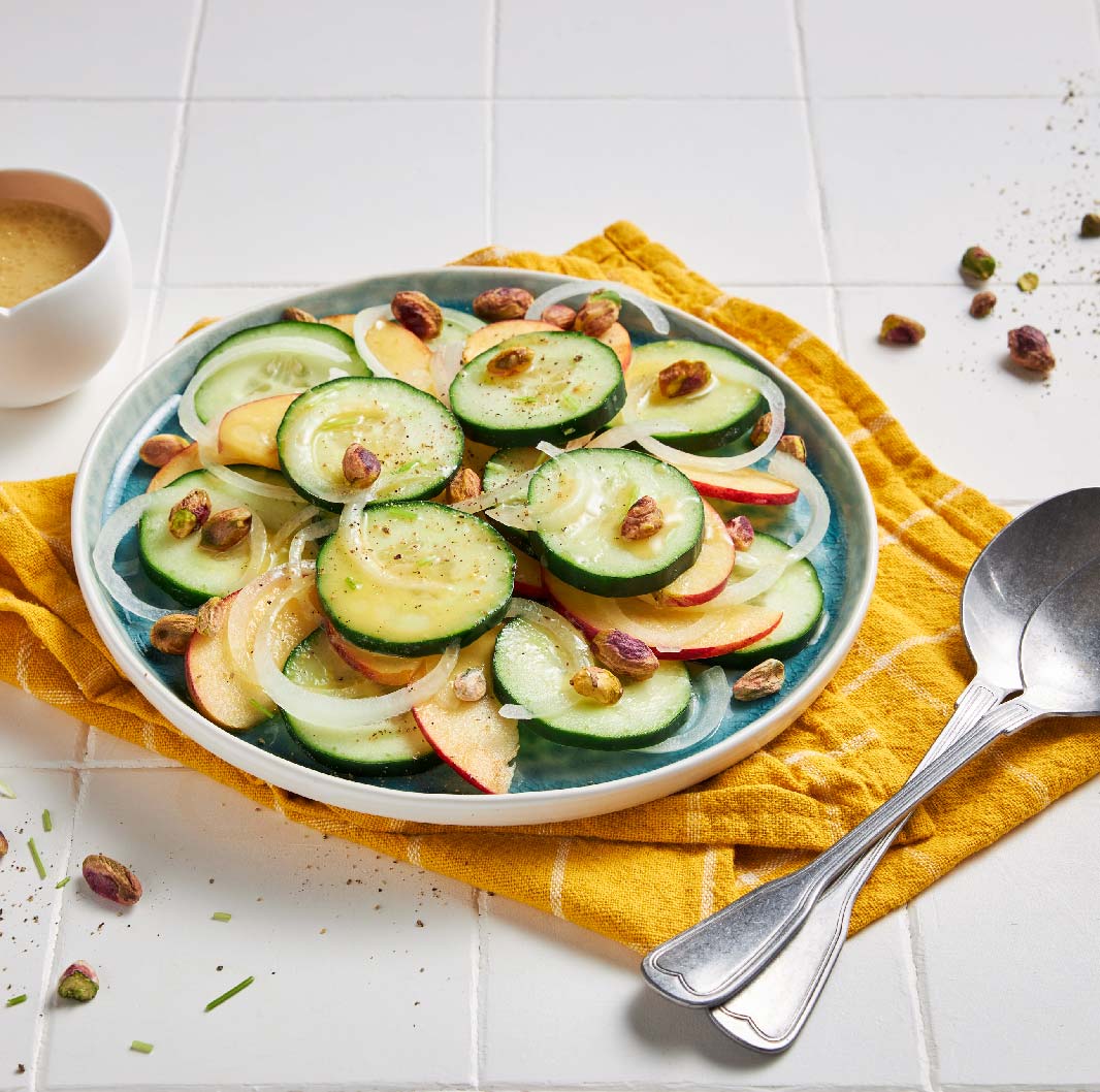 Salada de Maçã e Pepino