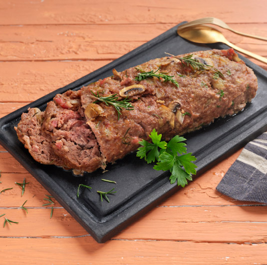 Receita de Rolo de carne com cogumelos