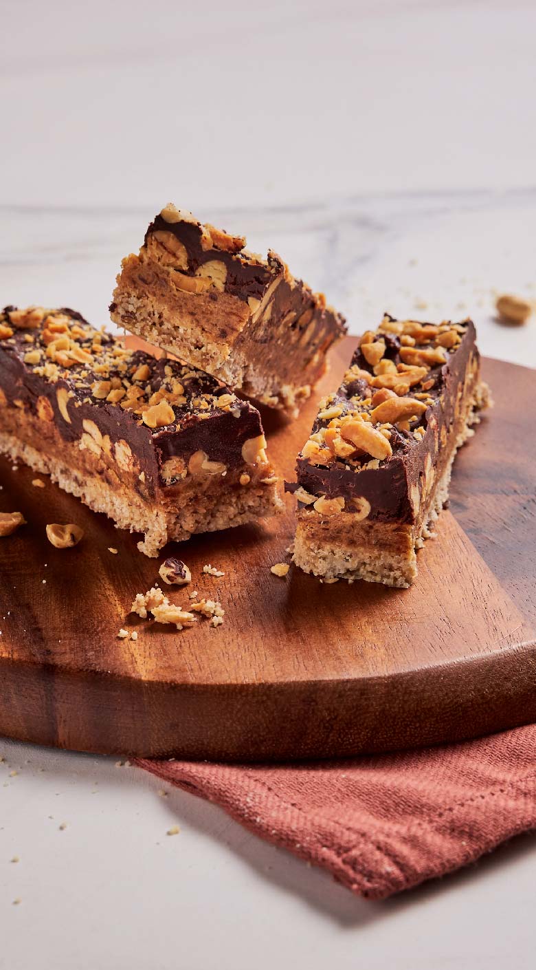 Receita de Snickers saudáveis