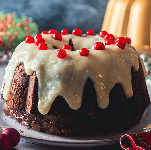 Receita de Bolo Nevão de Natal