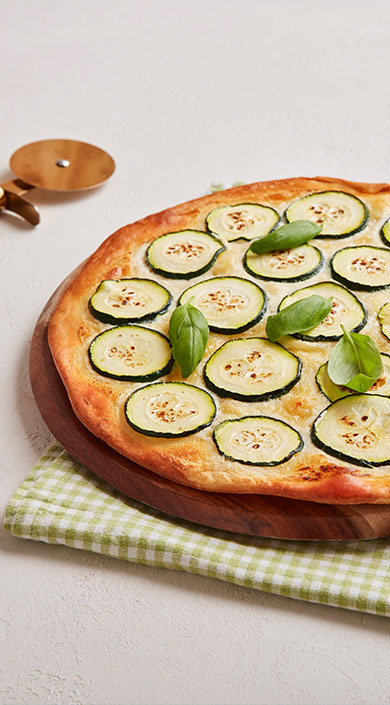 Receita de Pizza de Curgete