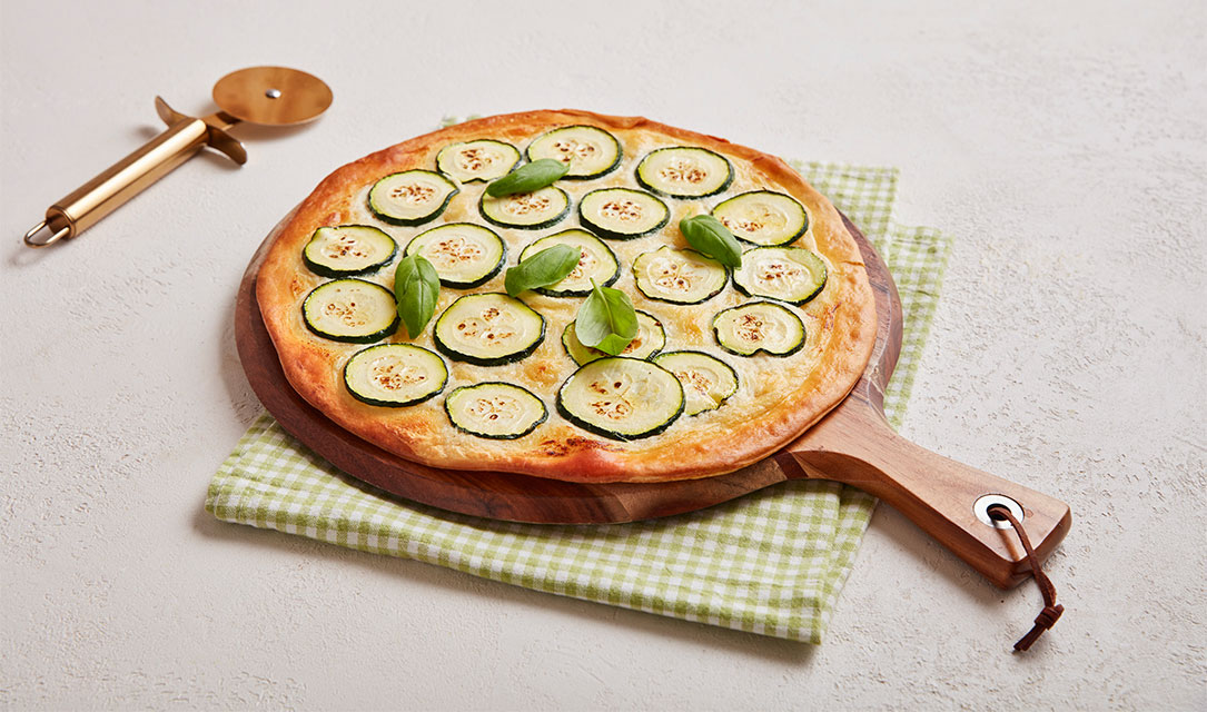 Pizza de curgete