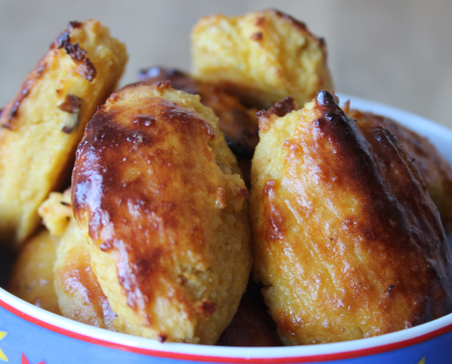 Broinhas de batata doce e canela