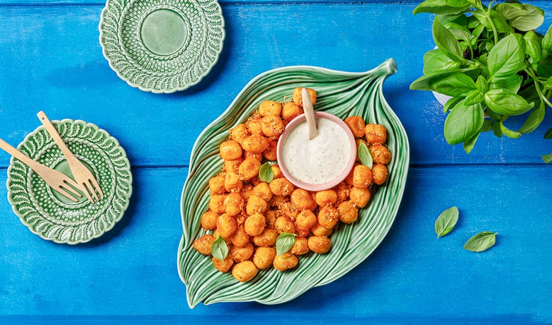 Fula - Gnocchis na Air fryer com molho de alho