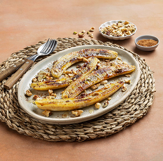 Receita de Banana Frita na frigideira