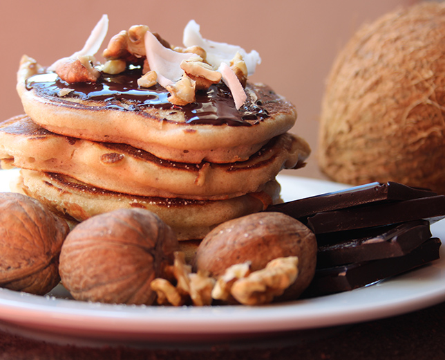Panquecas de coco