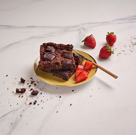Receita de Brownie de Chocolate e Feijão