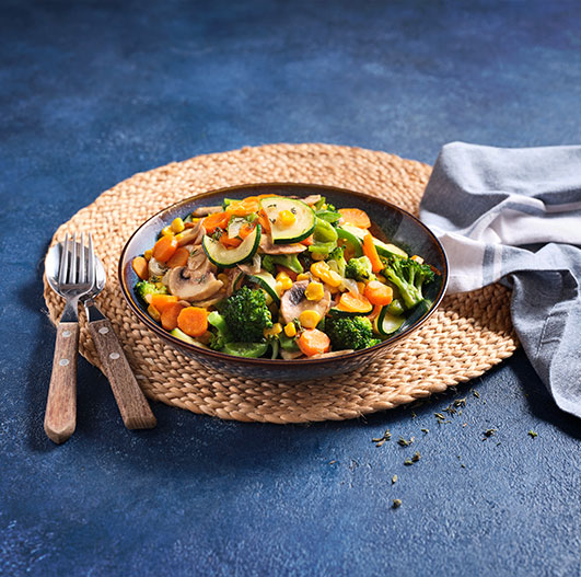 Receita de Legumes Salteados